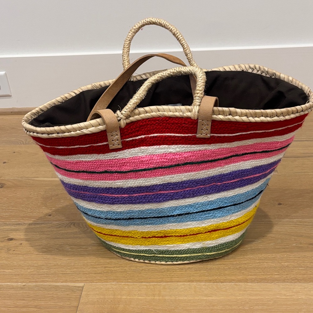Colores Collective Colorful Striped Tote Bag